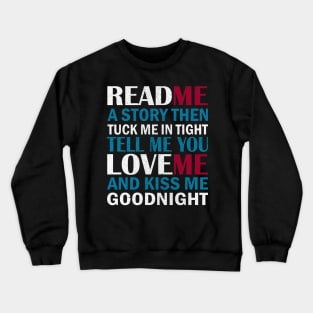 Read me a story red Crewneck Sweatshirt